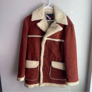 Vintage Long Suede Coat